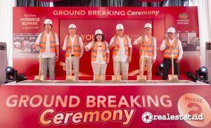 groundbreaking jababeka bizpark tahap 2 ii realestat.id dok